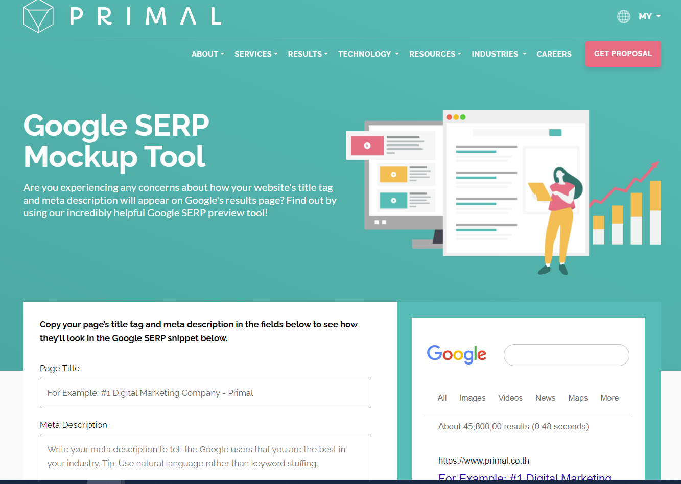 primal serp mockup tooL